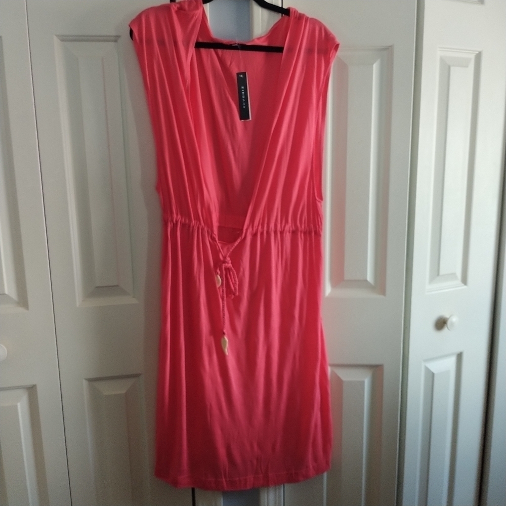 Zingara Nectarine Kurta Stephy Beach Coverup XL